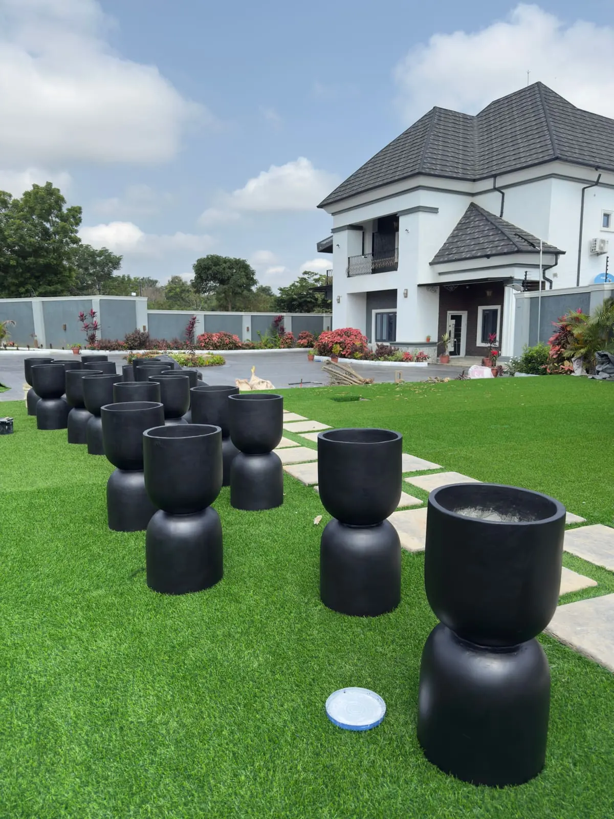 Karomart handcrafted planter installation 3